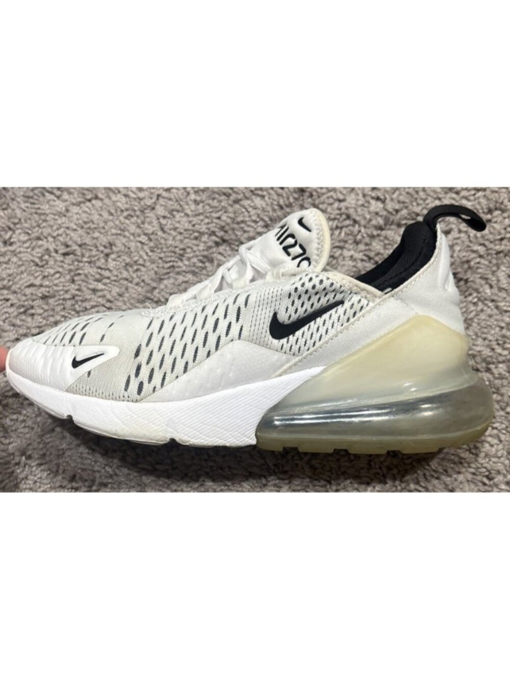 Size 6.5 - Nike Air Max 270 White 2017